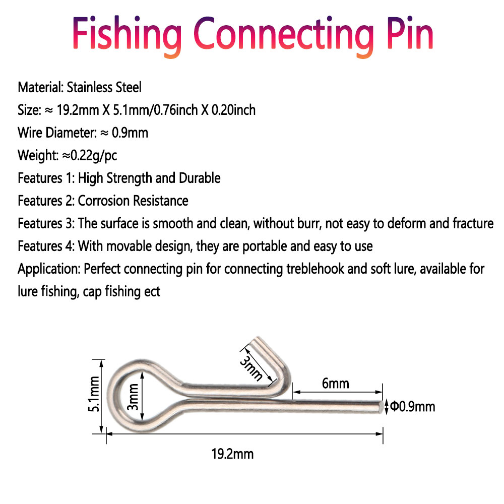 50/100pcs Fishing Bait Stinger - Fishing Lure Accessories recension och pris