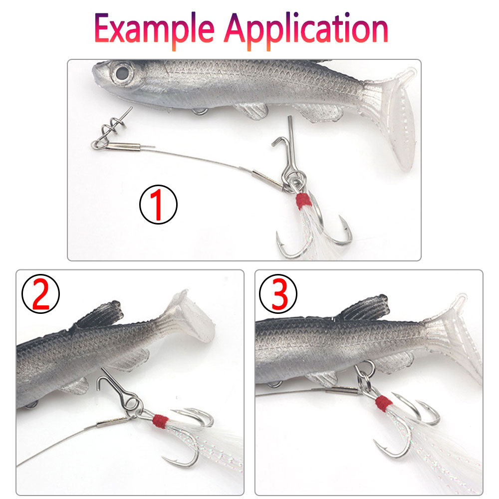 50/100pcs Fishing Bait Stinger - Fishing Lure Accessories recension och pris