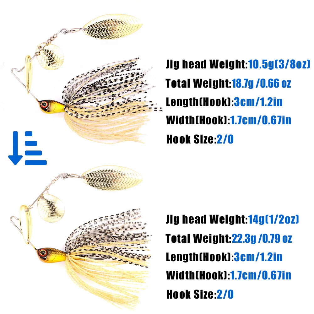 B&U Metal Blade Fishing Lure S - Fishing Lure Blade Bait recension och pris