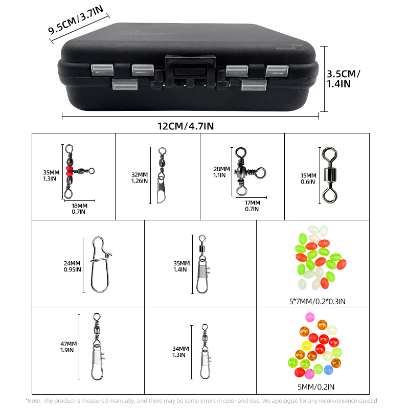 ShareShark 140Pcs Fishing Acce - Fishing Lure Spinnerbait recension och pris
