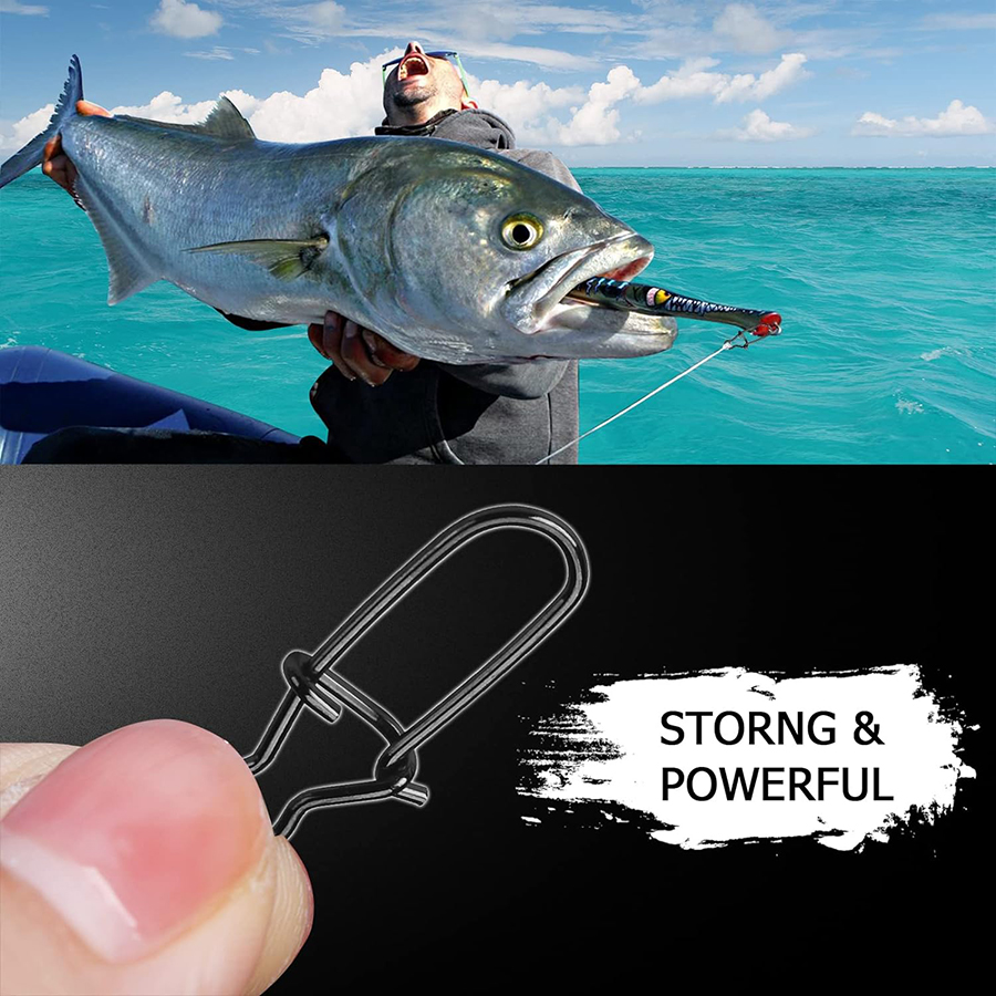 50Pcs Crankbait Snaps Stainles - Fishing Lure Accessories recension och pris