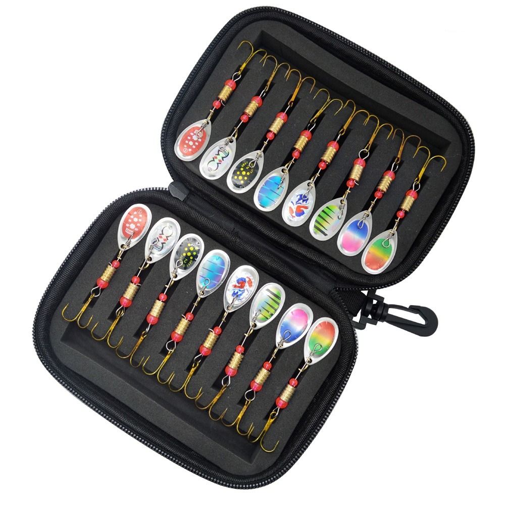 Rotating Glitter Spinners Fish - Fishing Lure Spinnerbait recension och pris
