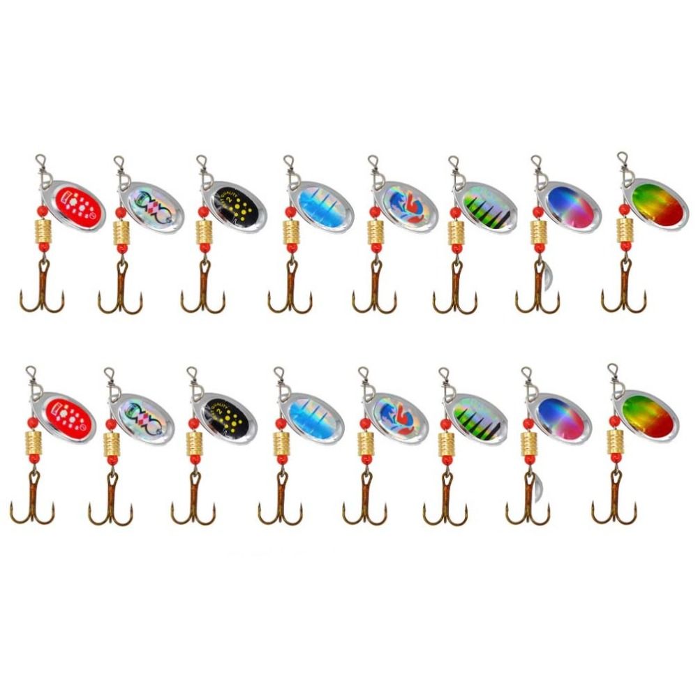 Rotating Glitter Spinners Fish - Fishing Lure Spinnerbait recension och pris