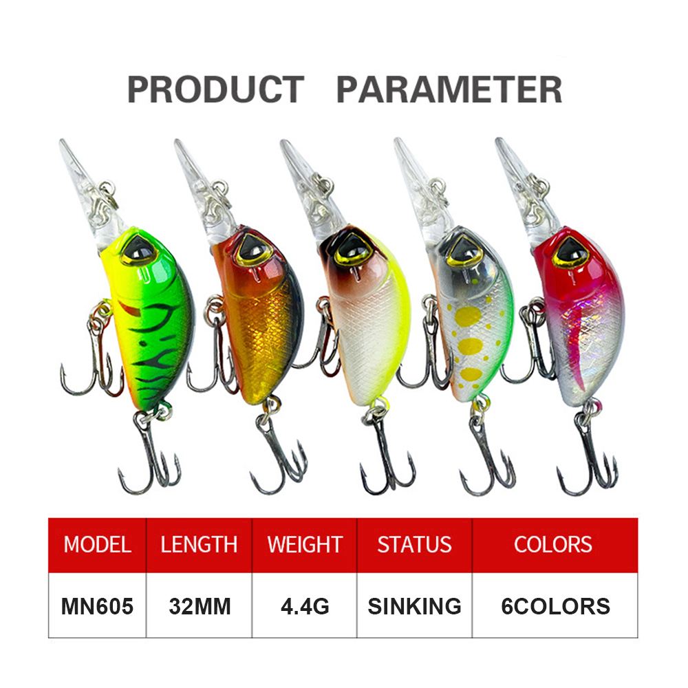 3.2cm 4.4g Fishing Lures Sinki - Fishing Lure Jerkbait recension och pris