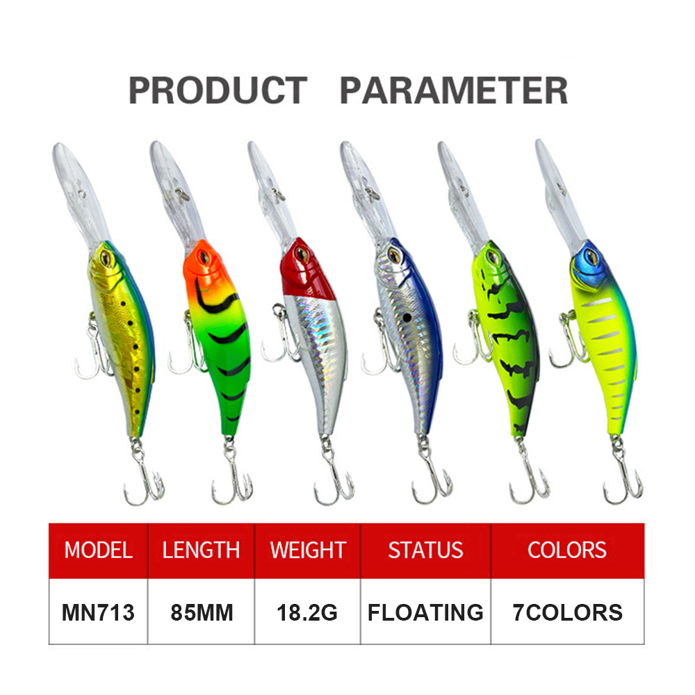 8.5cm 18.2g Fishing Lures Floa - Fishing Lure Jerkbait recension och pris
